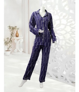 ACE 38006 (W20) Ladies Night Suit D Blue